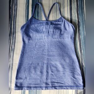 Lululemon Heathered Blue Power-Y Tank